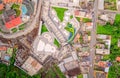 Suburb Of Banos De Agua Santa, Aerial View, Ecuador Royalty Free Stock Photo