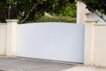 Suburb portal home white pvc plastic house gate slats door