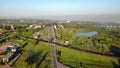 Suburb of Vitebsk. Bridge. Road.