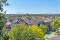 Suburban community in high angle view at Ladera Ranch in California