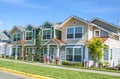 Suburban houses Royalty Free Stock Photo