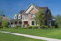 Suburban luxury home Royalty Free Stock Photo