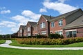 Suburban Luxury Townhomes Royalty Free Stock Photo