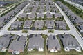 Suburban Luxury Townhouse Aerial Royalty Free Stock Photo