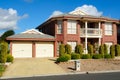 Suburban Neighborhood Brick Home Royalty Free Stock Photo