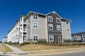 Suburban residential apartment complex building