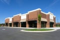 Suburban retail office building Royalty Free Stock Photo
