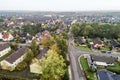 Suburban settlement in Germany with terraced houses, home for ma Royalty Free Stock Photo