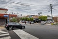 Suburban view at the junction of Lewins and Clarke Streets in Earlwood Royalty Free Stock Photo