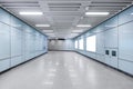 Subway Corridor underground passageway tunnel interior Royalty Free Stock Photo