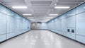 Subway corridor underground tunnel panel light Royalty Free Stock Photo