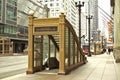 Subway Entrance, Chicago, Illinois