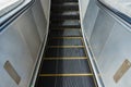 Subway escalators at Nonthaburi, Bangkok, Thailand.