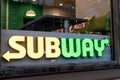 Subway fast food logo sign welcome cafe global franchising