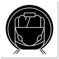 Subway glyph icon