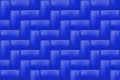 Subway herringbone tile pattern. Blue seamless brick background Royalty Free Stock Photo