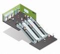 Subway Isometric Illustration