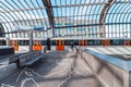 Subway / metro / underground station Amsterdam Noord, Nederland