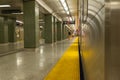 Subway platform Royalty Free Stock Photo