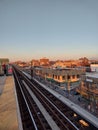 Subway Platform, Gun Hill Road Station, Bronx, NY, USA