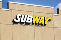 Subway Restaurant Sign Royalty Free Stock Photo