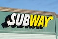 Subway Restaurant Sign Royalty Free Stock Photo