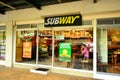 Subway restaurant UST branch in Manila, Philippines Royalty Free Stock Photo