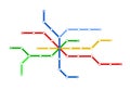 Subway schematic map