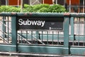 Subway sign Royalty Free Stock Photo