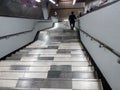 Subway stairs