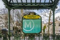 Subway station cartel, paris
