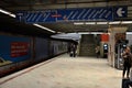 Subway station with commuters in Universitate Bucharest Romania Royalty Free Stock Photo