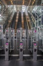 Subway Station Gates At Ganzenhoef Amsterdam The Netherlands 2018