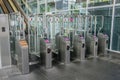 Subway Station Gates At Ganzenhoef Amsterdam The Netherlands 2018