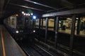 Subway station in New York City, USA Royalty Free Stock Photo