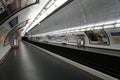 Subway station in Paris Royalty Free Stock Photo