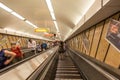 Subway station underground passage Budapest Royalty Free Stock Photo