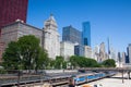 In a subway station Van Buren Street in Chicago Royalty Free Stock Photo