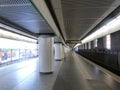 Subway station in Vienna, Austria. Urban Architecture. Royalty Free Stock Photo