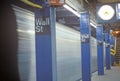 Subway stop for Wall Street, New York City, NY