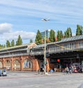 Subway stop Warschauer Strasse and the building BASF