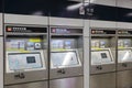 Subway ticket vending machines