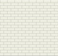 Subway tile pattern. Metro white ceramic bricks background. Vector realistic illustration. Royalty Free Stock Photo
