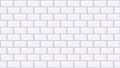 Subway tile seamless pattern. Realistic white masonry for metro, kitchen, bathroom design. Brick tiled texture for Royalty Free Stock Photo