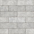 Subway tile seamless pattern. White kitchen, bathroom ceramic tile pattern, metro tunnel wall or floor texture Royalty Free Stock Photo