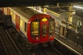 Subway Train Circle Line, London, UK Royalty Free Stock Photo