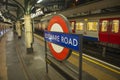 Subway Train Circle Line, London, UK Royalty Free Stock Photo