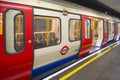 Subway Train Circle Line, London, UK Royalty Free Stock Photo