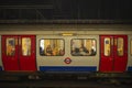 Subway Train Circle Line, London, UK