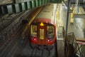 Subway Train Circle Line, London, UK